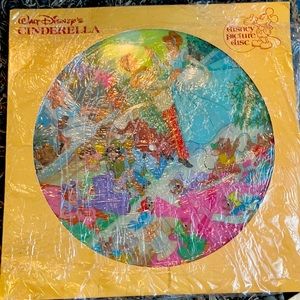 Disneyland Record 3107 CINDERELLA
Unplayed LP Picture Disc RECORD Album, 1981